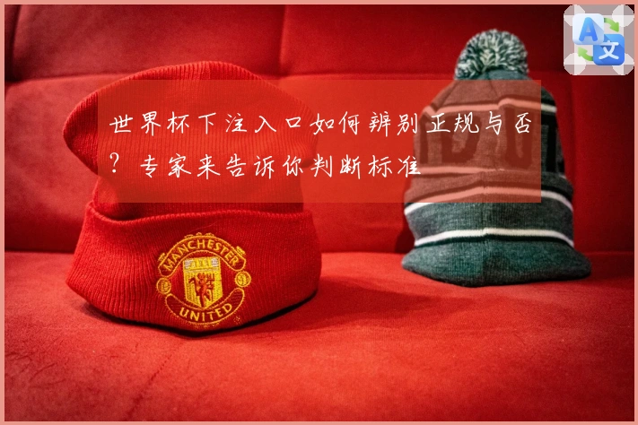 世界杯下注入口如何辨别正规与否?专家来告诉你判断标准