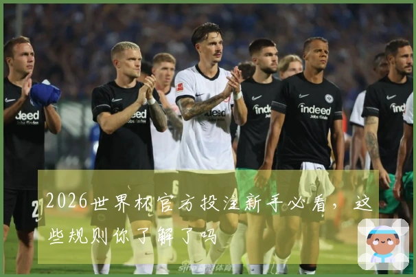2026世界杯官方投注新手必看，这些规则你了解了吗